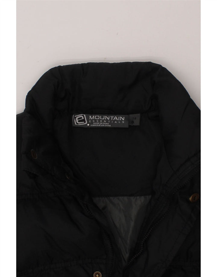 MOUNTAIN WAREHOUSE Boys Padded Gilet 7-8 Years Black Nylon Vintage Mountain Warehouse and Second-Hand Mountain Warehouse from Messina Hembry 