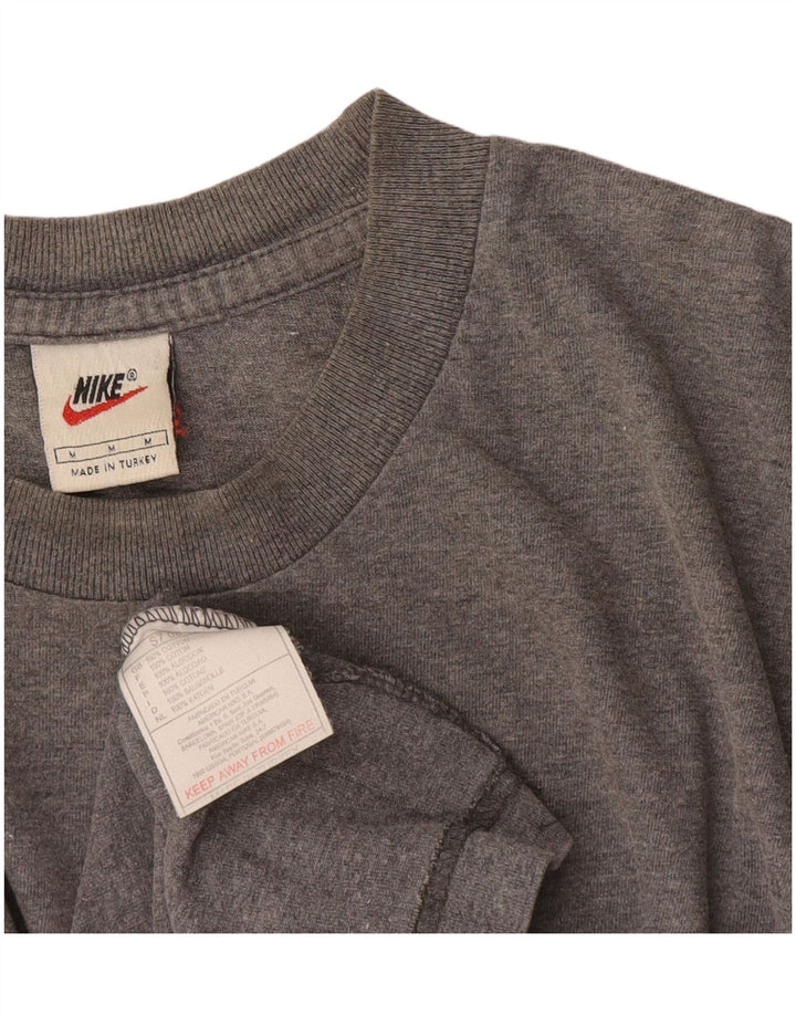 Nike Mens T-Shirt Top Medium Grey Flecked Cotton
