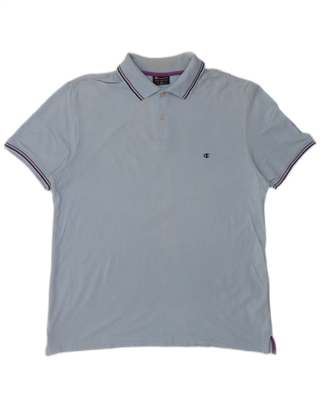Champion Mens Polo Shirt Large Blue