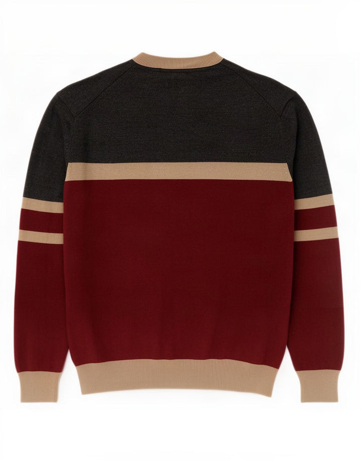 Pierre Cardin Mens Crew Neck Jumper Sweater Medium Multicoloured