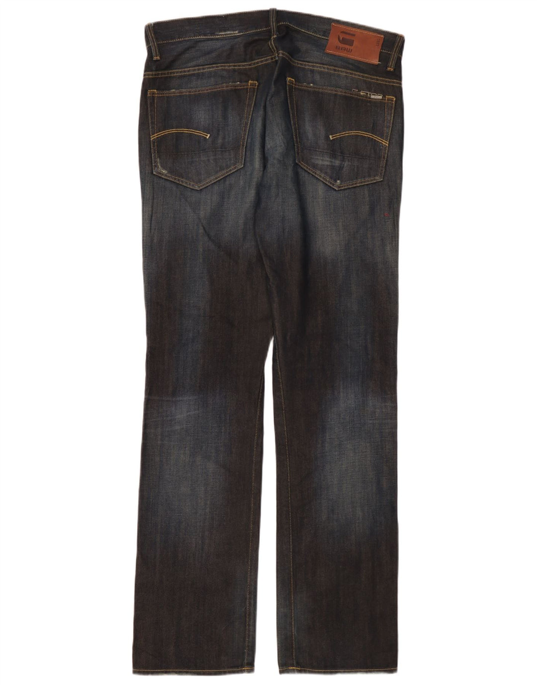 G-Star Mens 3301 Straight Jeans W34 L34 Blue