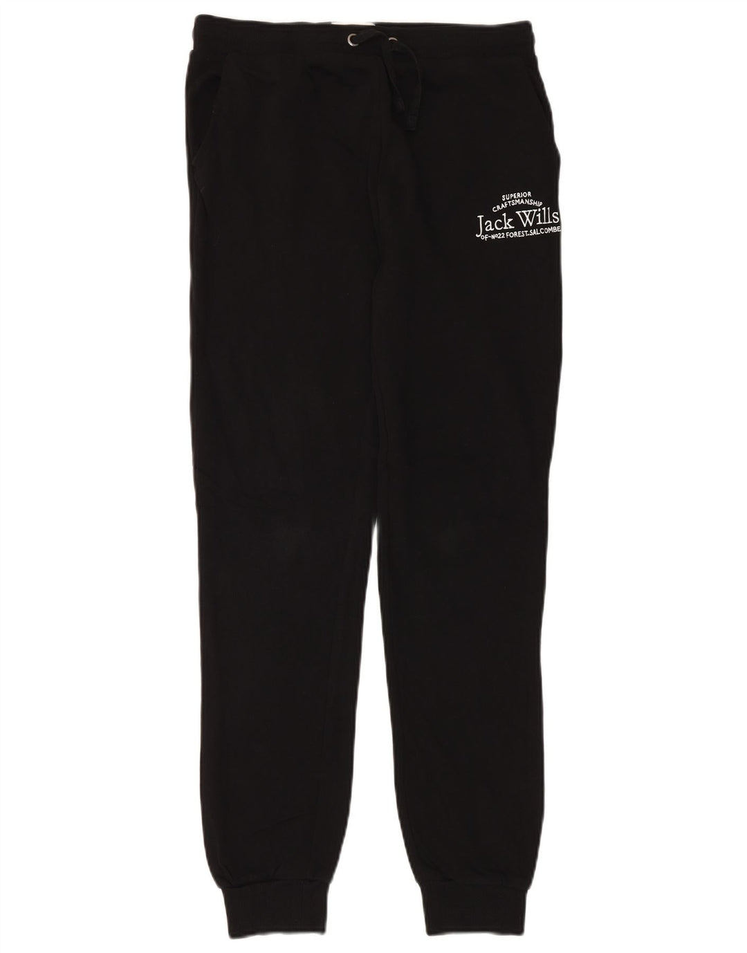 Jack Wills Boys Graphic Tracksuit Trousers Joggers 15-16 Years Black