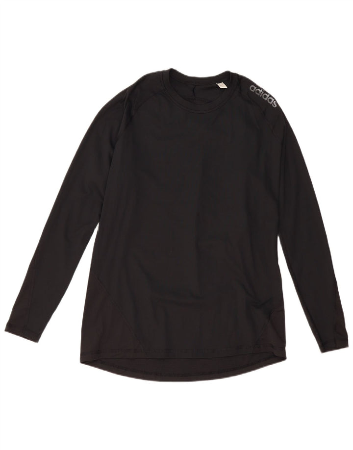Adidas Womens Climacool Top Long Sleeve UK 18 XL Black Polyester