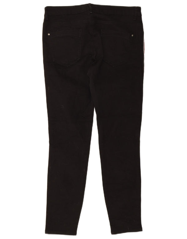 Zara Womens Skinny Jeans EU 44 Large W34 L27 Black