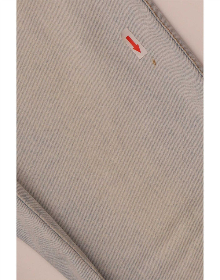 Cassuci Womens Graphic Straight Jeans W28 L28 Blue