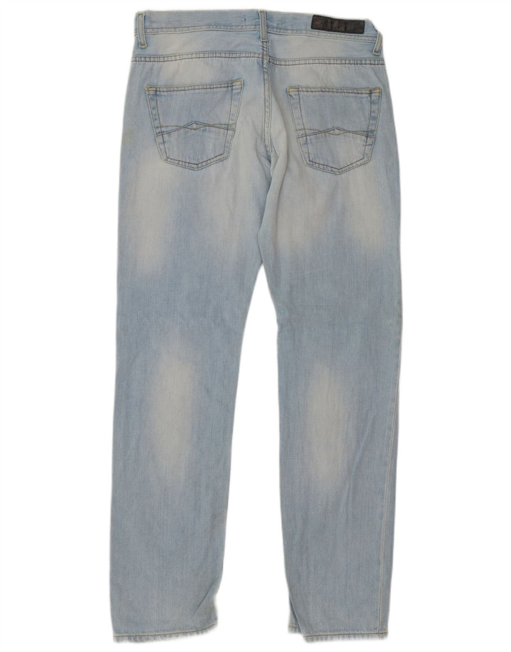 Zara Mens Straight Jeans EU 42 Large W32 L32 Blue