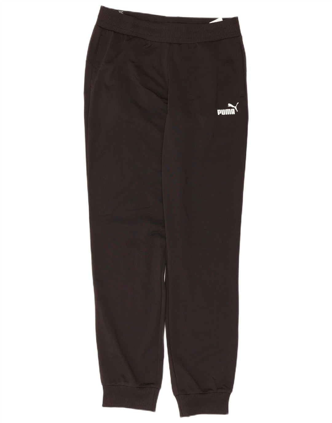 PUMA Mens Tracksuit Trousers Joggers Small  Black Polyester