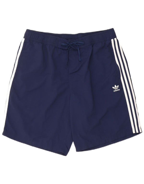 Adidas Mens Swimming Shorts XL Navy Blue Polyester