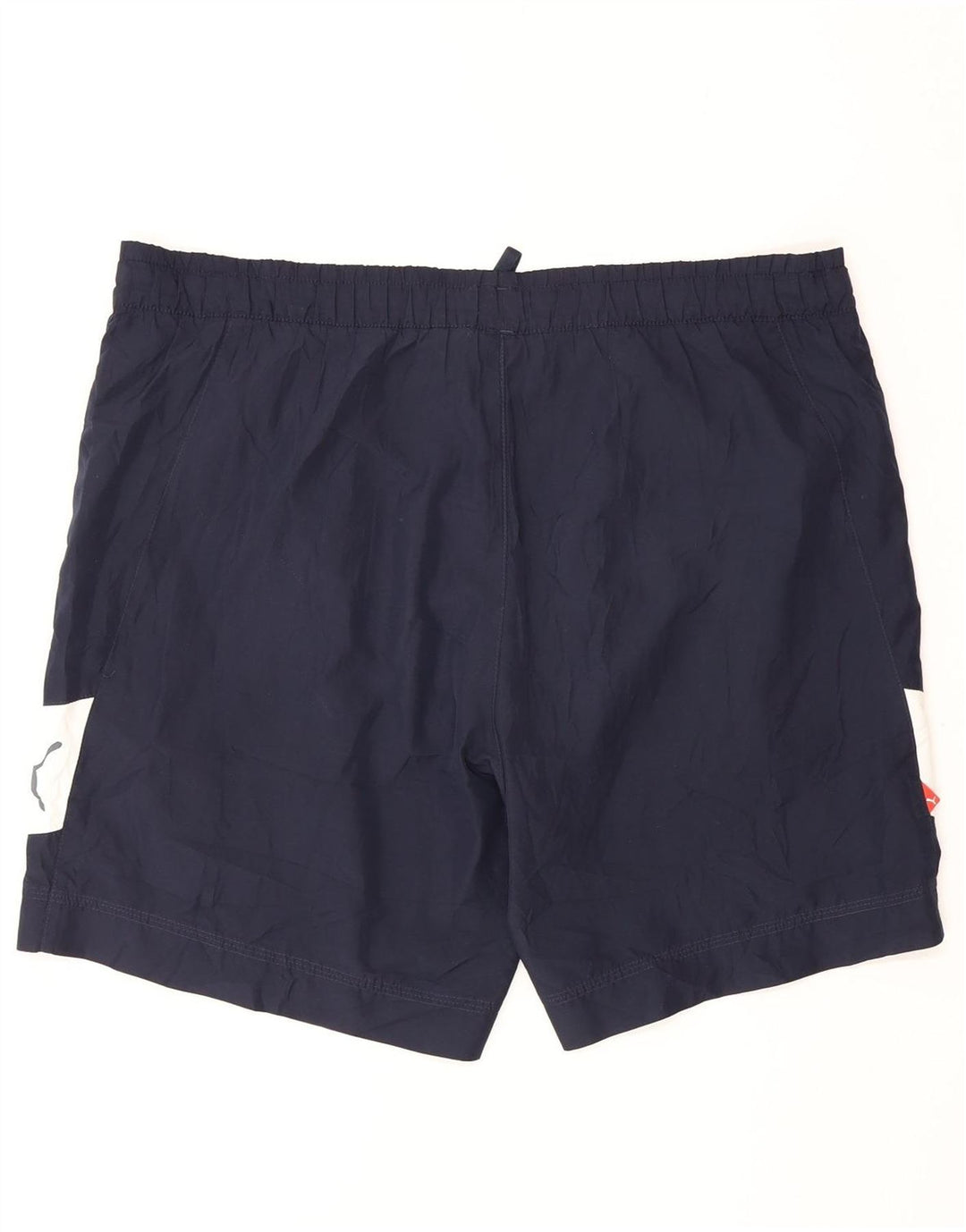 Puma Mens Sport Shorts Medium  Navy Blue Colourblock Polyester