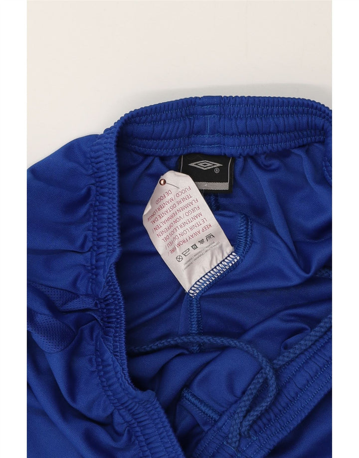 Umbro Mens Sport Shorts Medium Blue Polyester