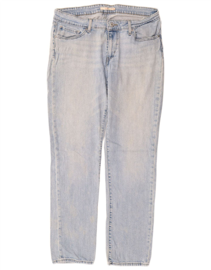 Levi's Womens 712 Slim Jeans W32 L32 Blue Cotton