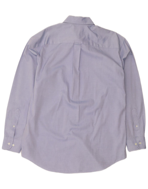 Nautica Mens Shirt Large Blue Cotton