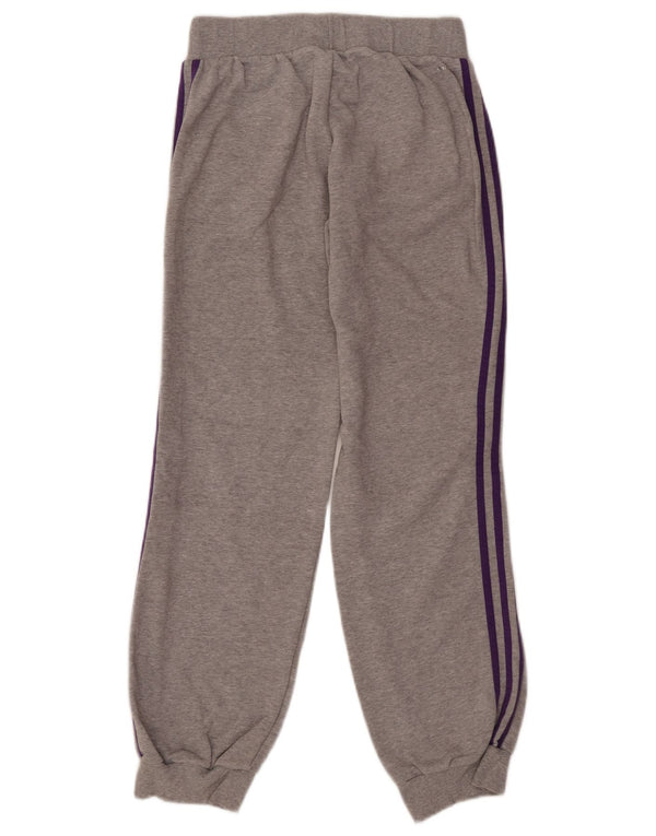 Adidas Womens Climalite Tracksuit Trousers Joggers UK 8/10 Small Grey