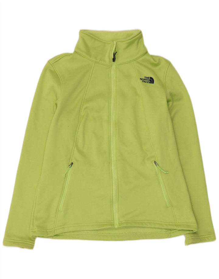 The North Face Womens Tracksuit Top Jacket UK 14 Large Green Polyester