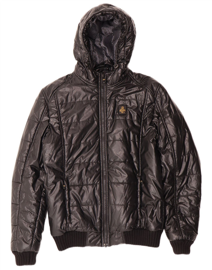 Refrigiwear Girls Hooded Padded Jacket 13-14 Years Black Winter