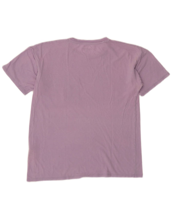 Carhartt Womens T-Shirt Top UK 10 Small Purple