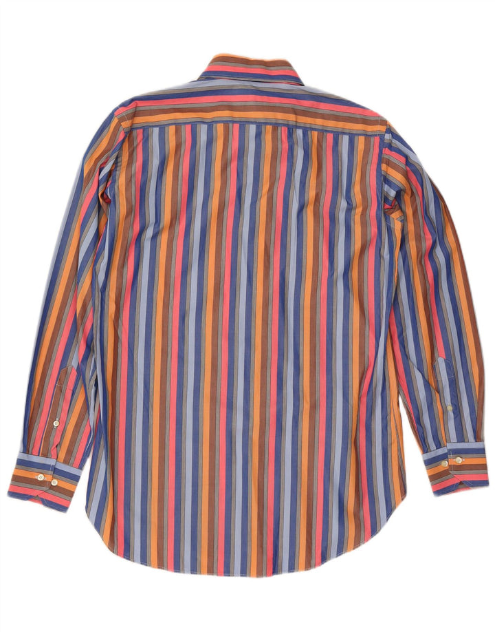 ETRO Mens Milano Shirt Large Multicoloured Striped