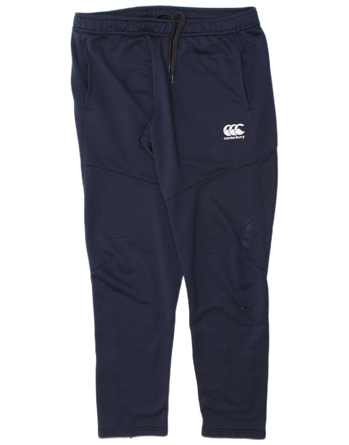 Canterbury Mens Tracksuit Trousers XL Navy Blue Polyester