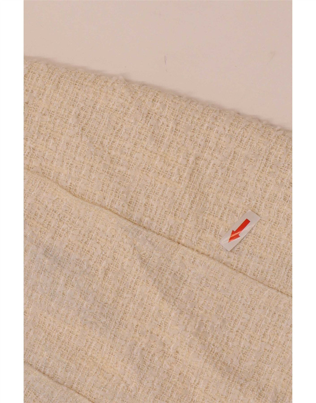 Zara Womens Mini Skirt XS W24 Off White Polyester