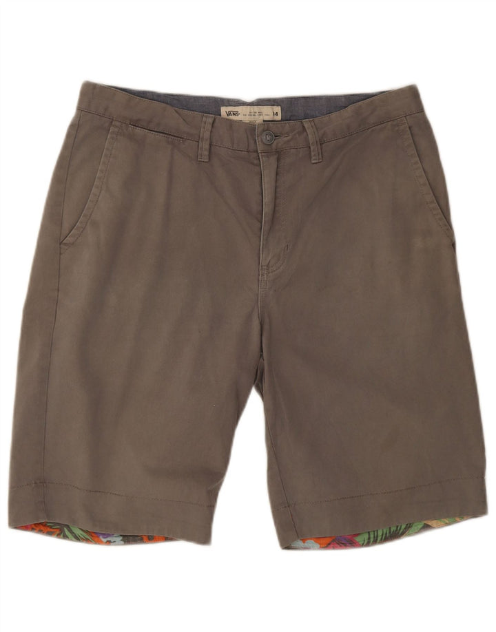 Vans Mens Chino Shorts W34 Large  Grey Cotton