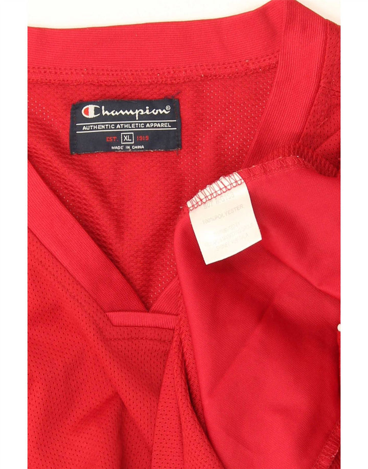 Champion Mens Vest Top XL Red Polyester