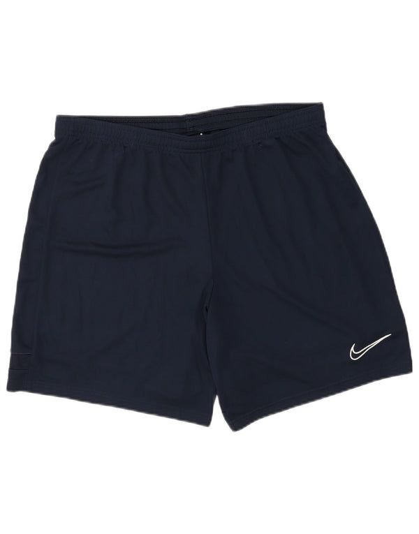 Nike Mens Dri Fit Sport Shorts XL Navy Blue Polyester