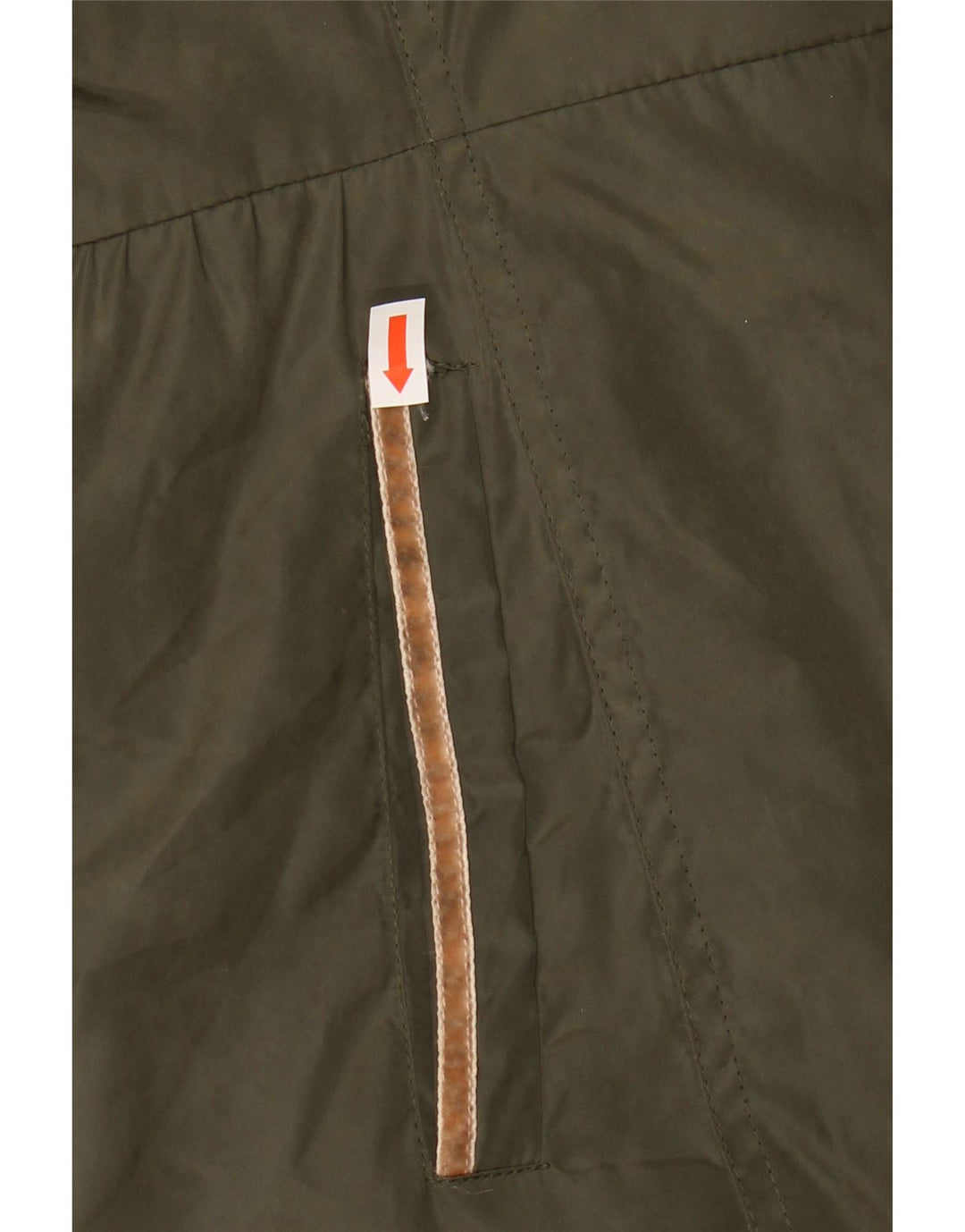 MICHAEL KORS Girls Hooded Parka Jacket 7-8 Years Khaki Polyester