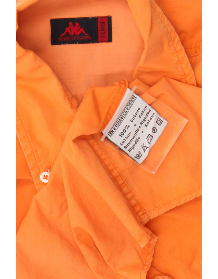 Kappa Mens Shirt XL Orange Cotton