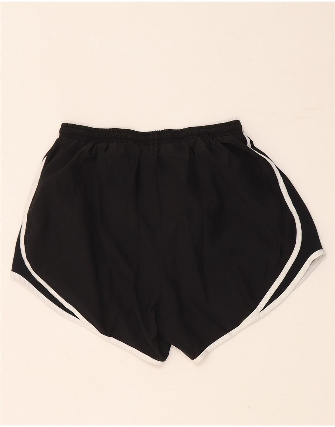 NIKE Womens Dri Fit Sport Shorts UK 8 Small  Black Polyester