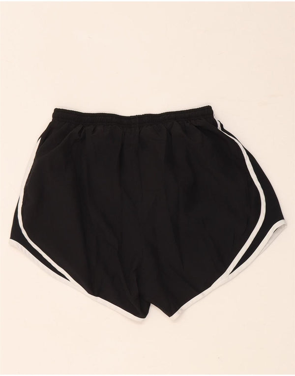 NIKE Womens Dri Fit Sport Shorts UK 8 Small  Black Polyester