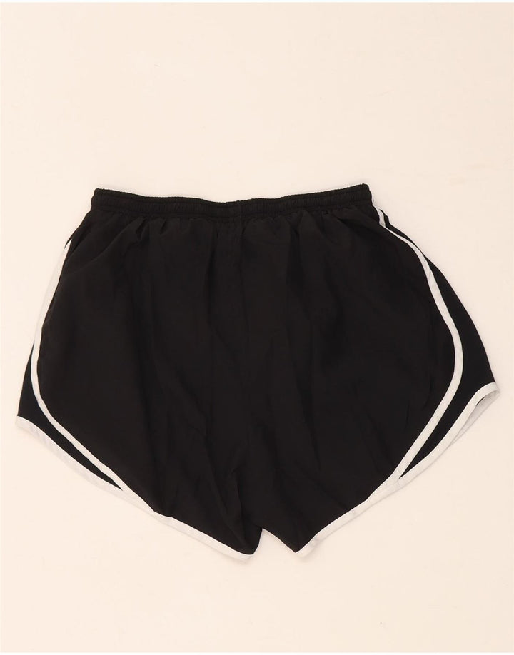 NIKE Womens Dri Fit Sport Shorts UK 8 Small  Black Polyester