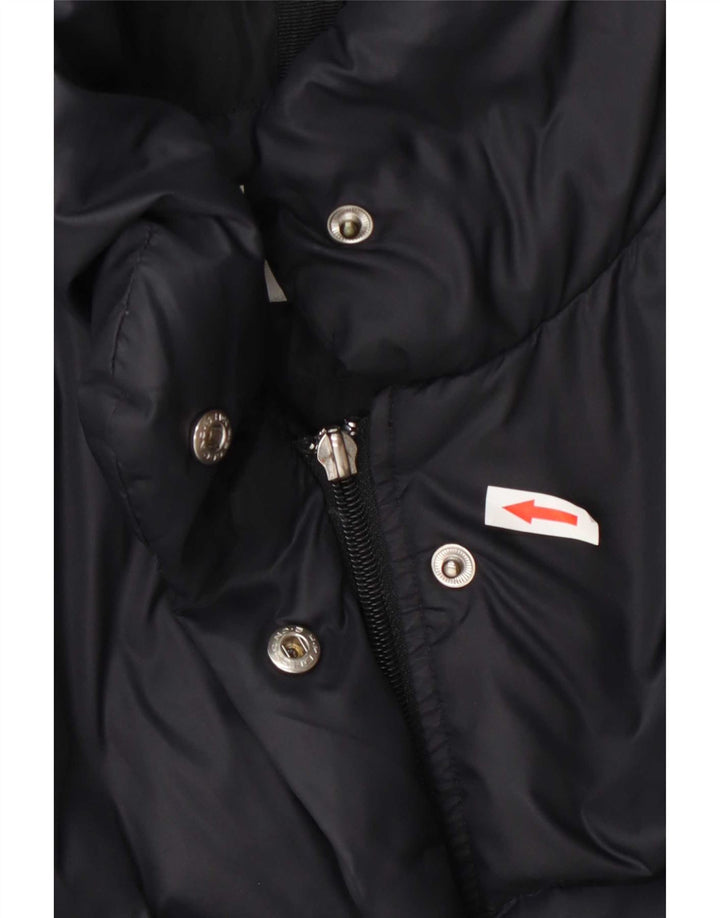 Diadora Womens Padded Coat UK 12 Medium Navy Blue Polyamide