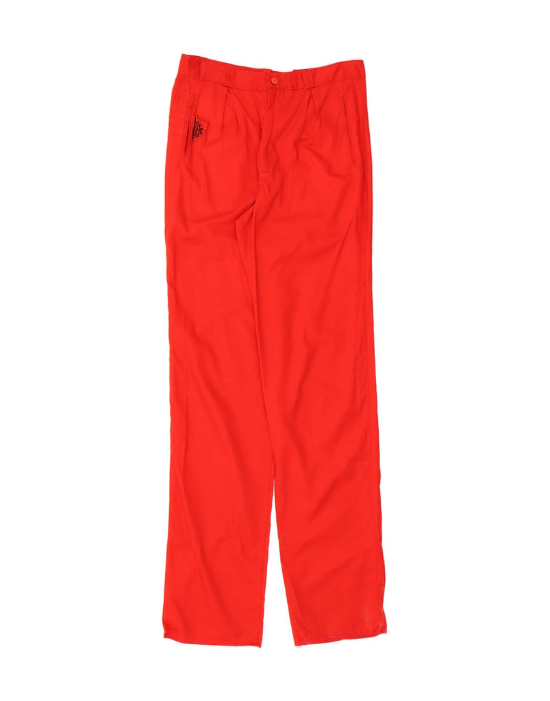 STEFANEL Mens Pegged Casual Trousers IT 48 Medium W32 L37 Red Vintage Stefanel and Second-Hand Stefanel from Messina Hembry 