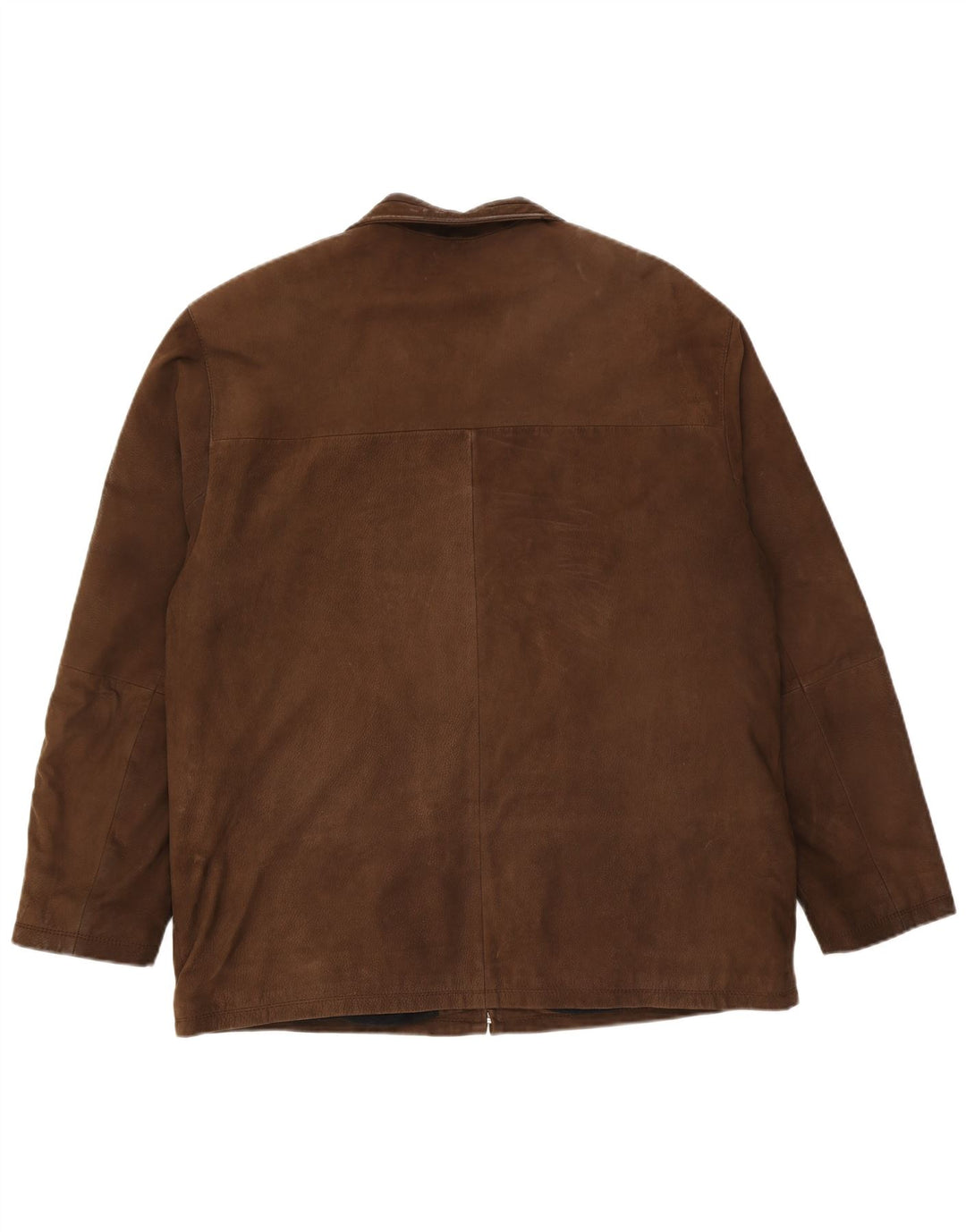 Bugatti Mens Leather Jacket UK 38 Medium Brown Leather