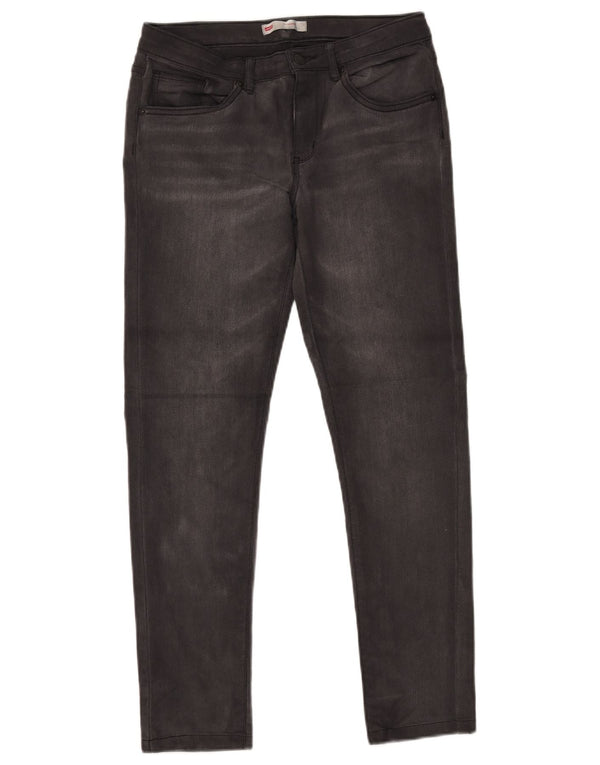 LEVI'S Girls 711 Skinny Jeans 15-16 Years W30 L27 Grey Cotton