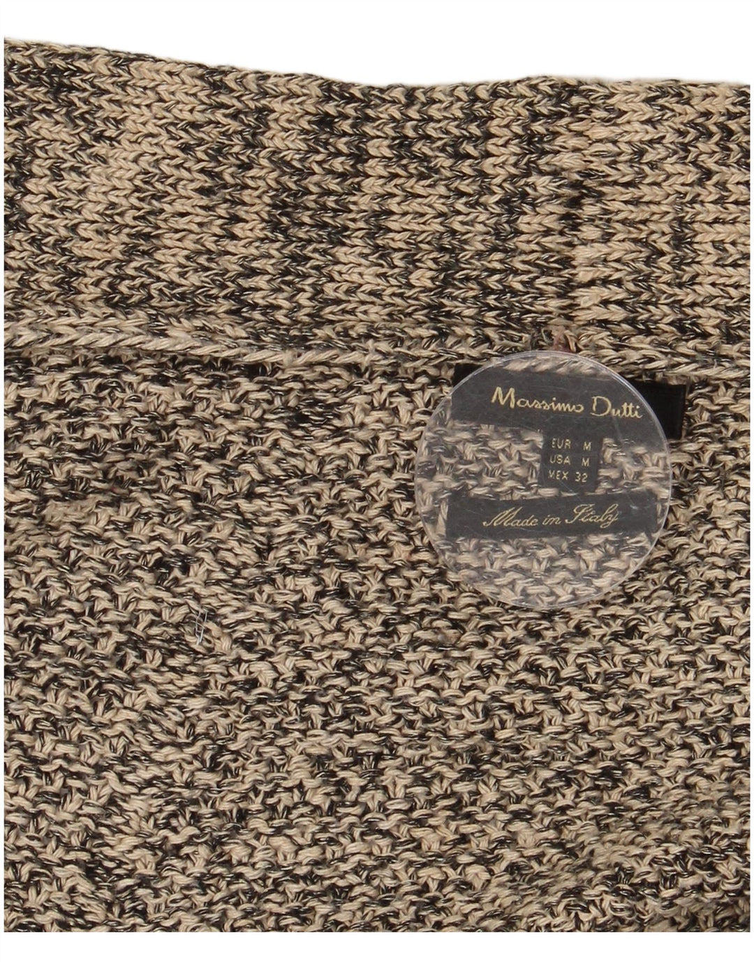 Massimo Dutti Womens Poncho Jumper UK 14 Medium Grey Flecked