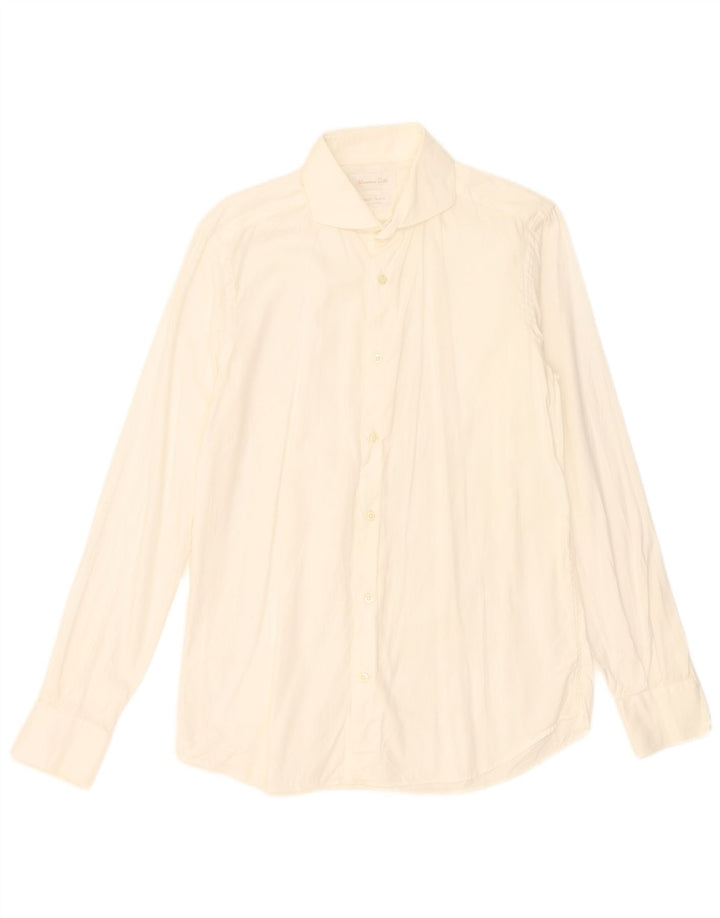 Massimo Dutti Mens Shirt Size 39 Medium White