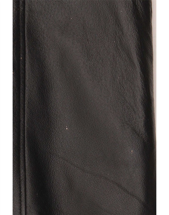 TCM Womens Leather Coat UK 12 Medium Black Leather