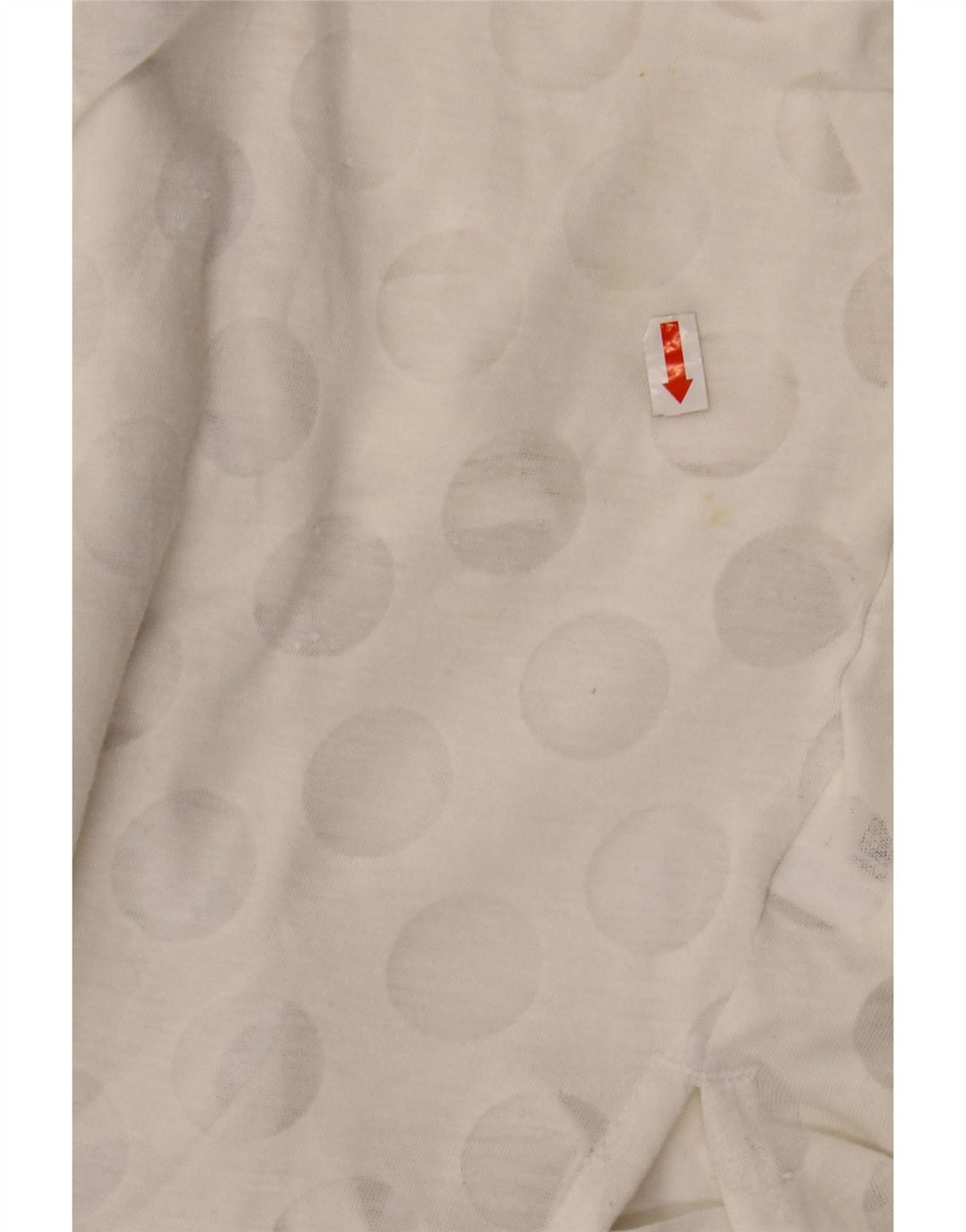 ADIDAS Womens Vest Top UK 10 Small White Geometric Polyester