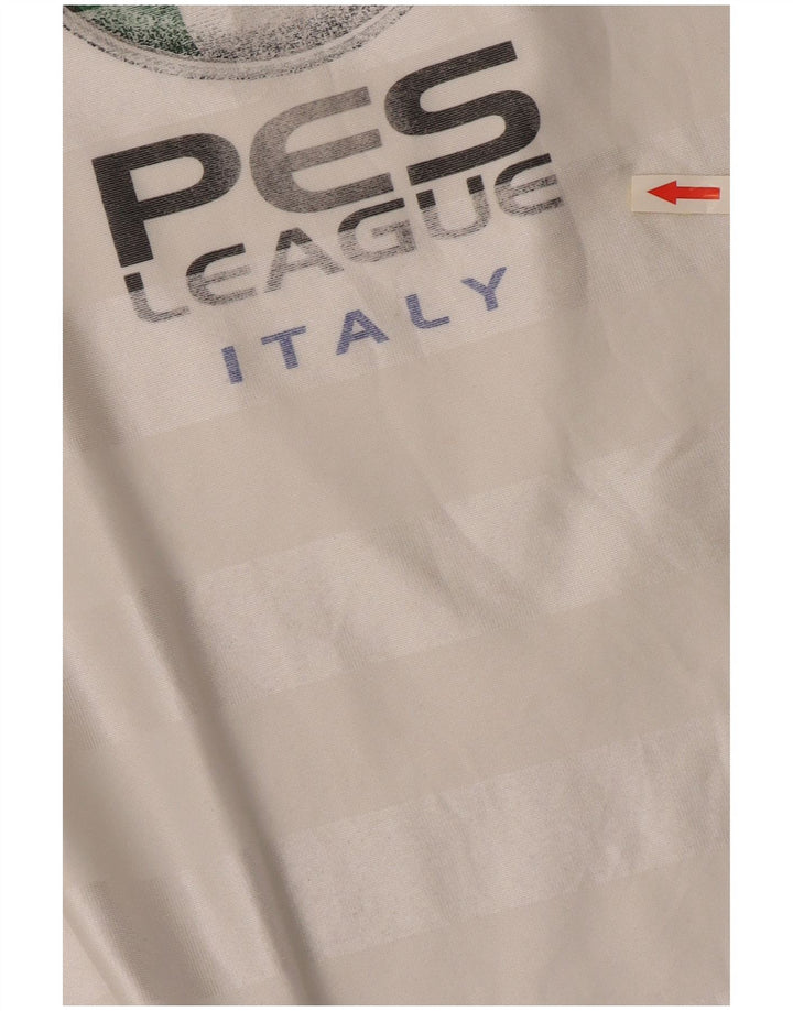 Adidas Mens Graphic T-Shirt Top Large White Polyester
