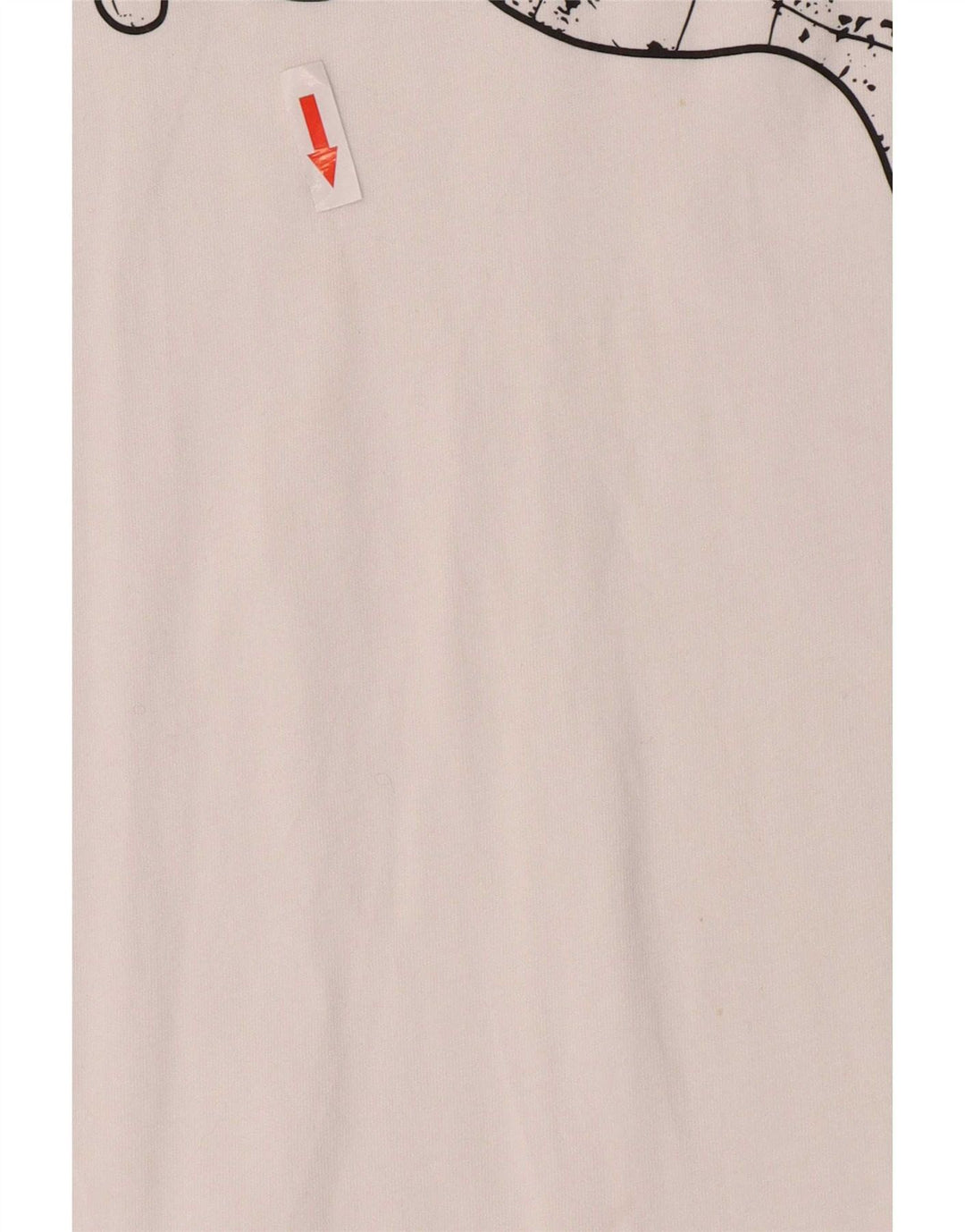 Puma Mens Graphic T-Shirt Top Large White