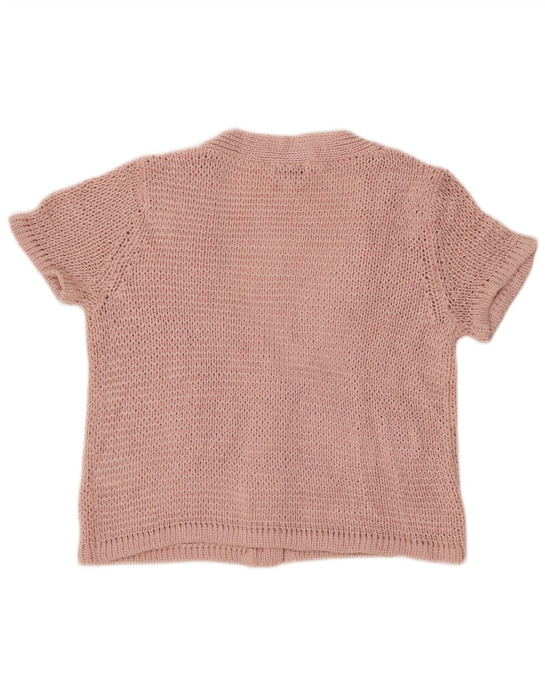 AMY VERMONT Womens Oversized Short Sleeve Cardigan Sweater UK 20 2XL  Pink