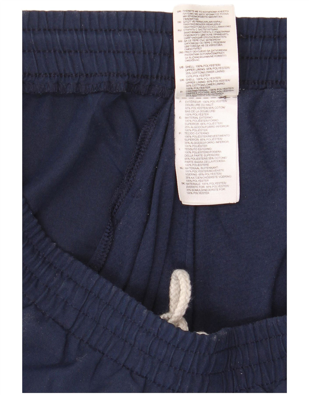 Adidas Mens Tracksuit Trousers Joggers Large  Navy Blue Polyester