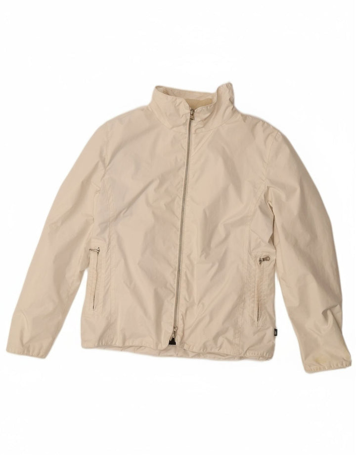 MARINA YACHTING Womens Bomber Jacket IT 48 XL White Polyester