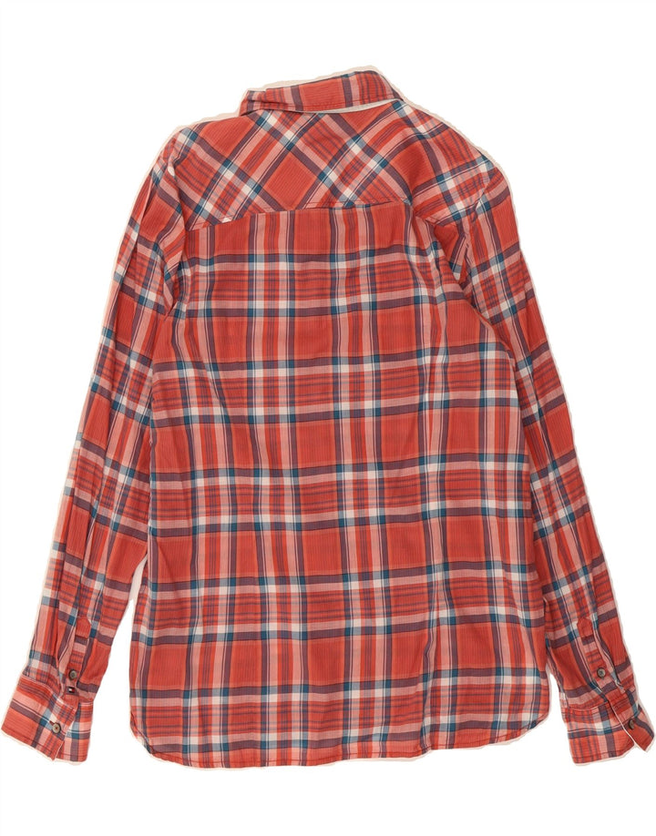 TOMMY HILFIGER Womens Shirt US 12 Large Red Check Cotton Vintage Tommy Hilfiger and Second-Hand Tommy Hilfiger from Messina Hembry 