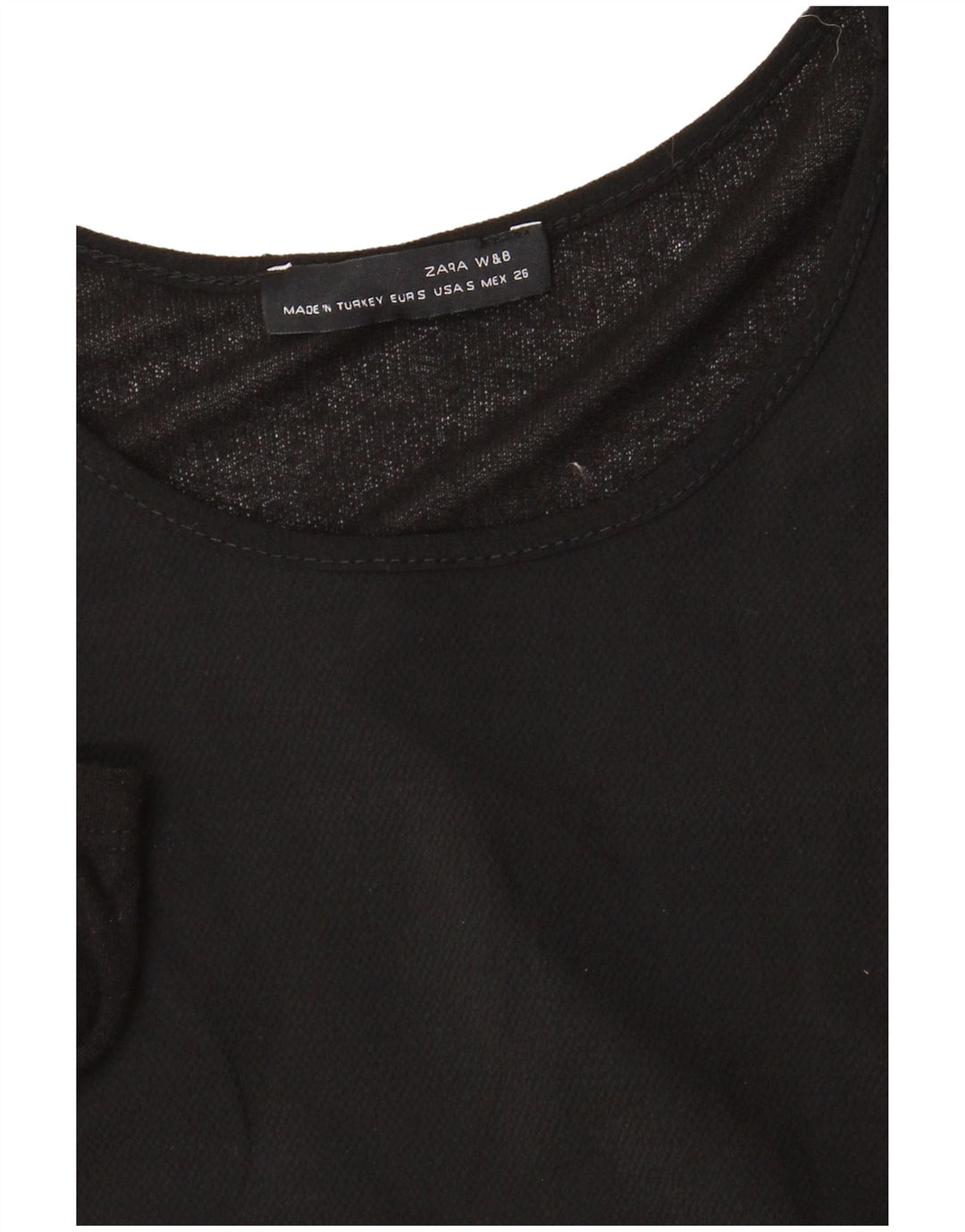 Zara Womens Long Sleeve Maxi Dress UK 10 Small Black