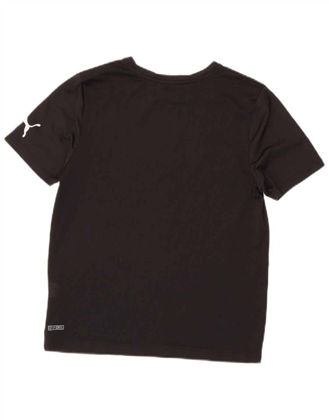 Puma Womens Graphic T-Shirt Top UK 12 Medium Black