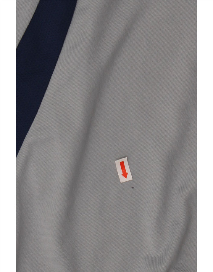 Adidas Mens Climacool Vest Top Large Grey Colourblock Polyester