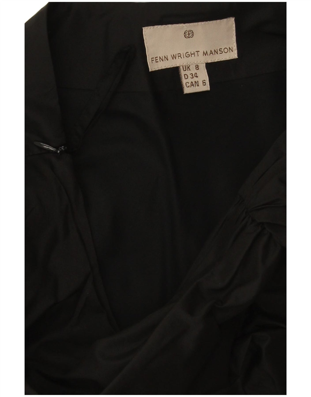 Fenn Wright Manson Womens Asymmetrical Skirt UK 8 Small W26 Black