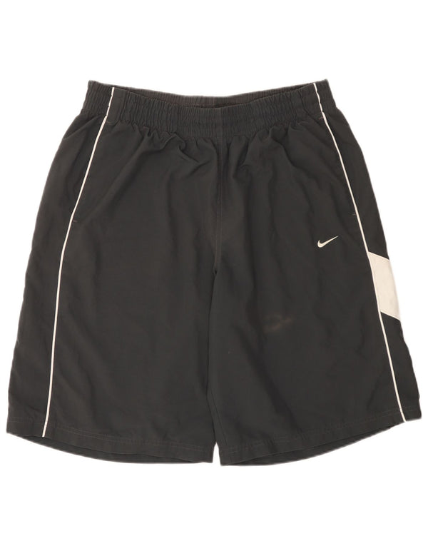 NIKE Mens Sport Shorts XL  Black Colourblock Polyester